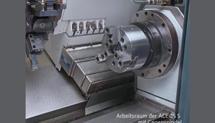 Innenraum CNC-Drehmaschine mit Gegenspindel
